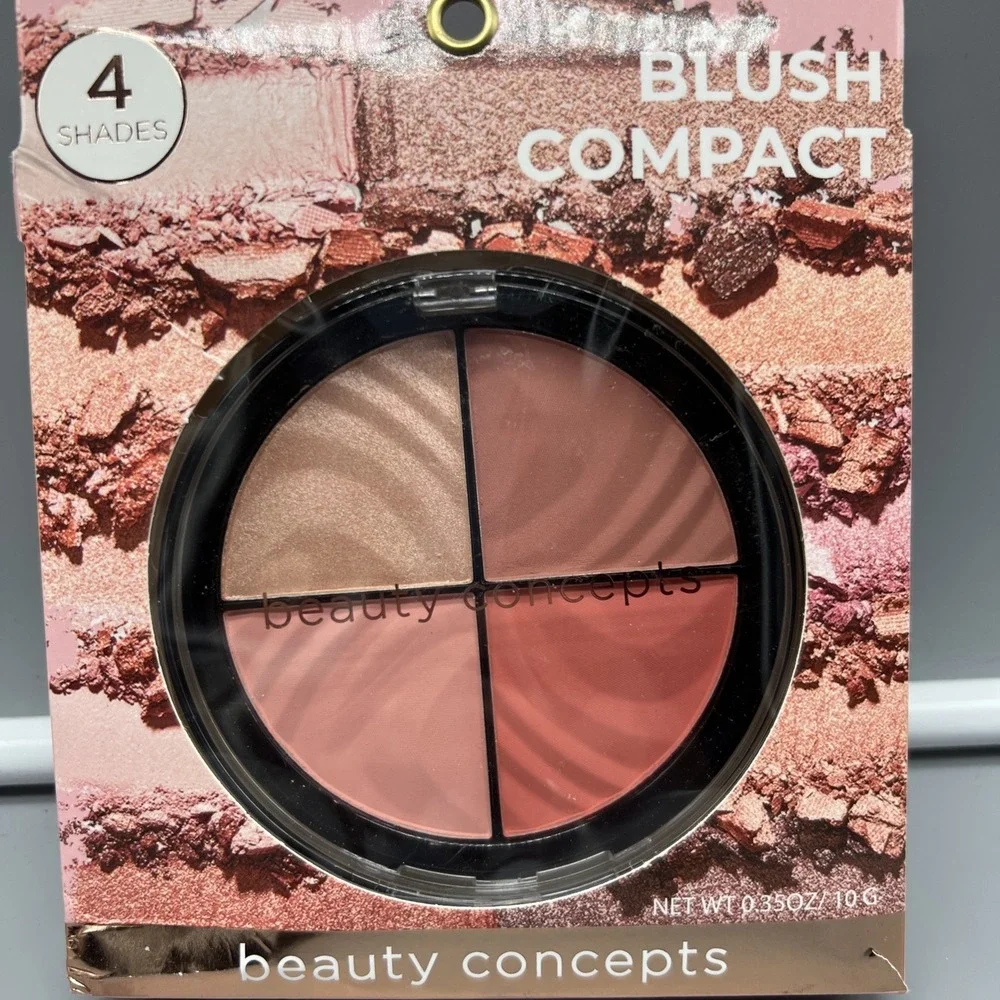 Beauty Concept 4 Shade Blendable Blush Palette/New Sealed.‎